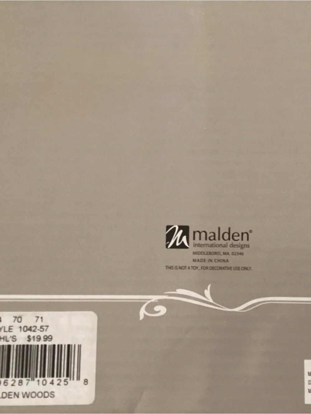 Malden Black 5x7 Photo Frame Set with Silver Beaded Trim